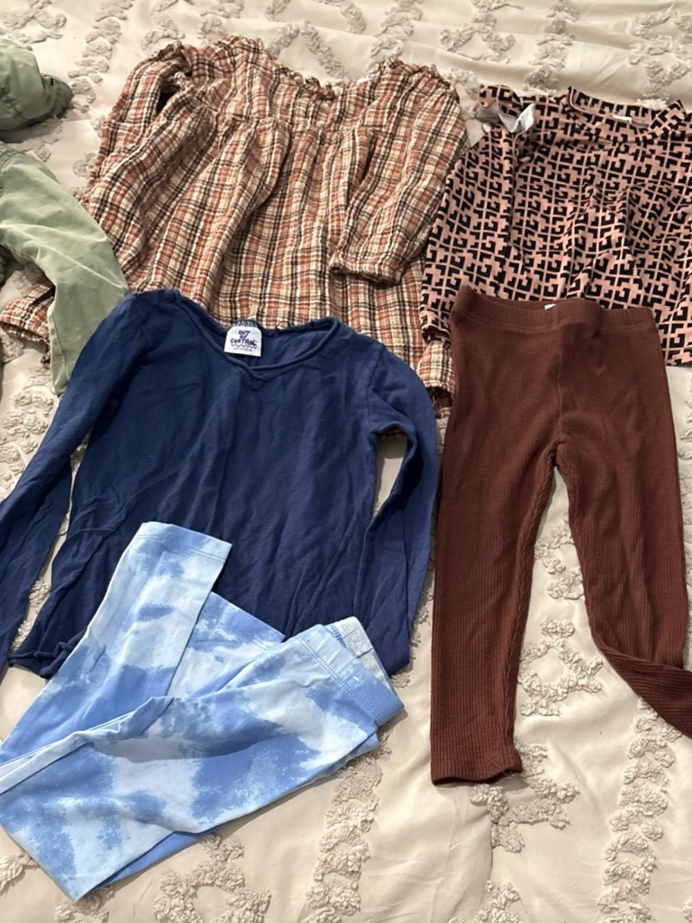 Girls Clothes Bundle - Jacket, Tops, jeans Leggings size 4t toddler